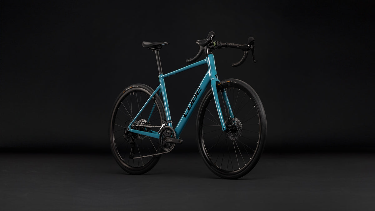 CUBE Attain Pro surfblue n black