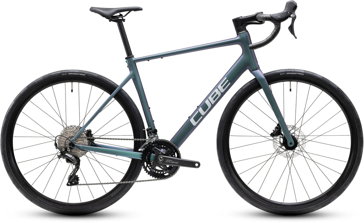 CUBE Attain Race smaragdgrey n white