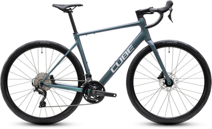 CUBE Attain Race smaragdgrey n white