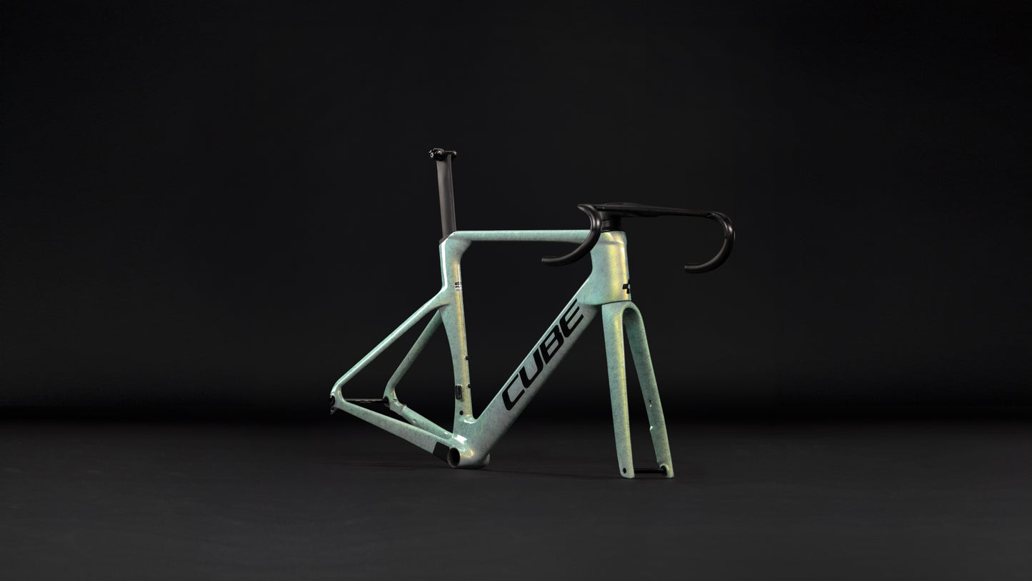 CUBE Litening AERO C:68X Frameset genesisfibre n black