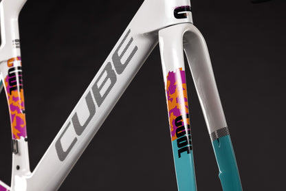 CUBE Litening AERO C:68X Frameset graphic n white