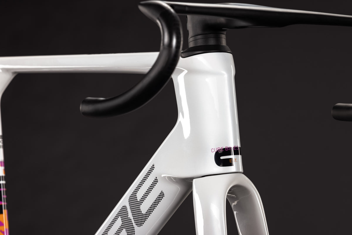 CUBE Litening AERO C:68X Frameset graphic n white