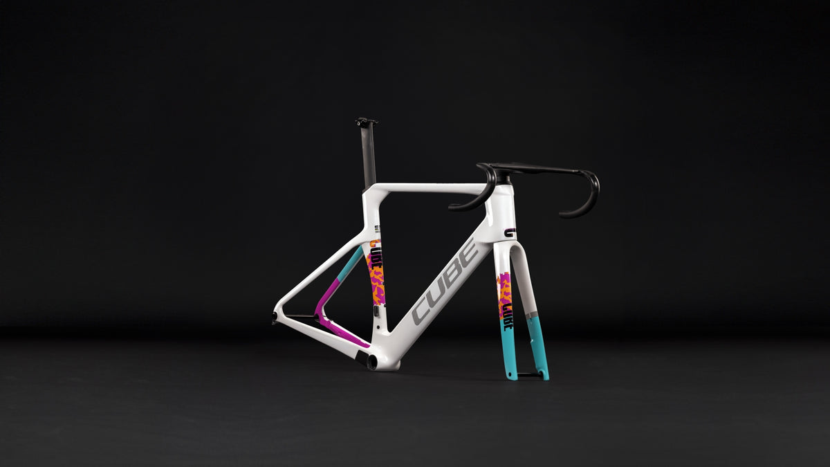 CUBE Litening AERO C:68X Frameset graphic n white