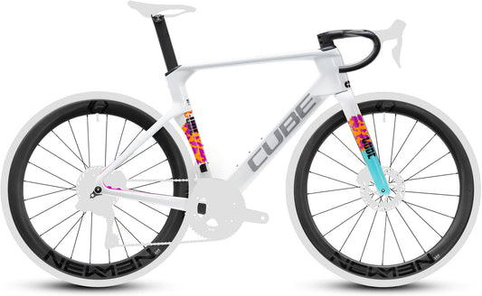 CUBE Litening AERO C:68X Frameset graphic n white