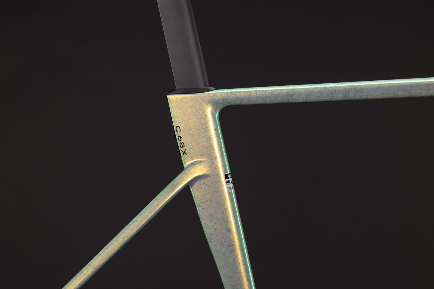 CUBE Litening AIR C:68X Frameset genesisfibre n black
