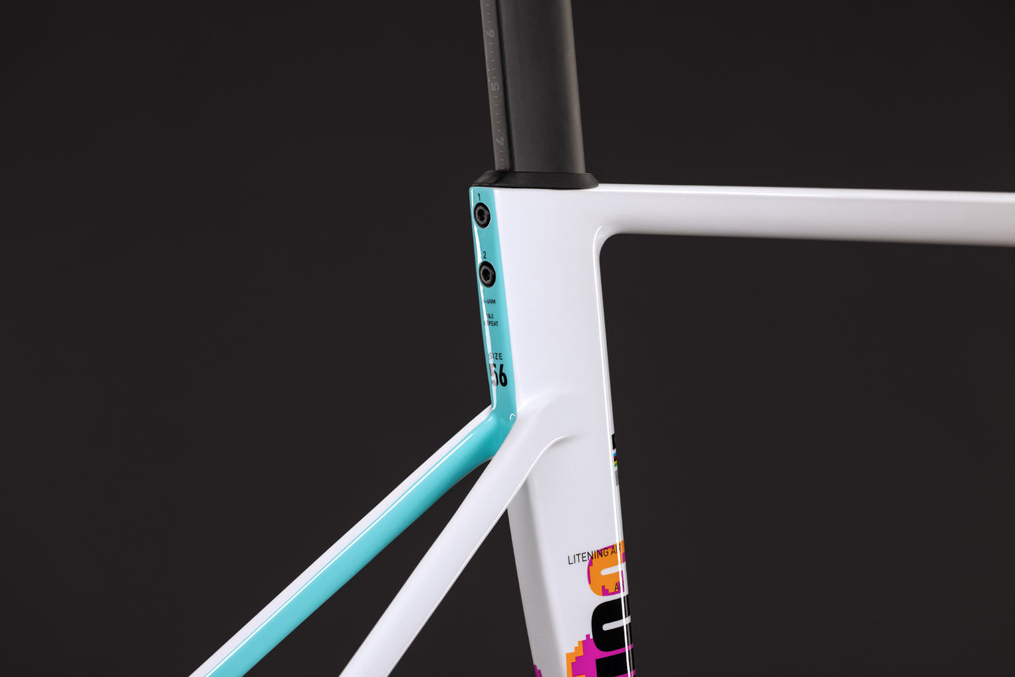 CUBE Litening AIR C:68X Frameset graphic n white