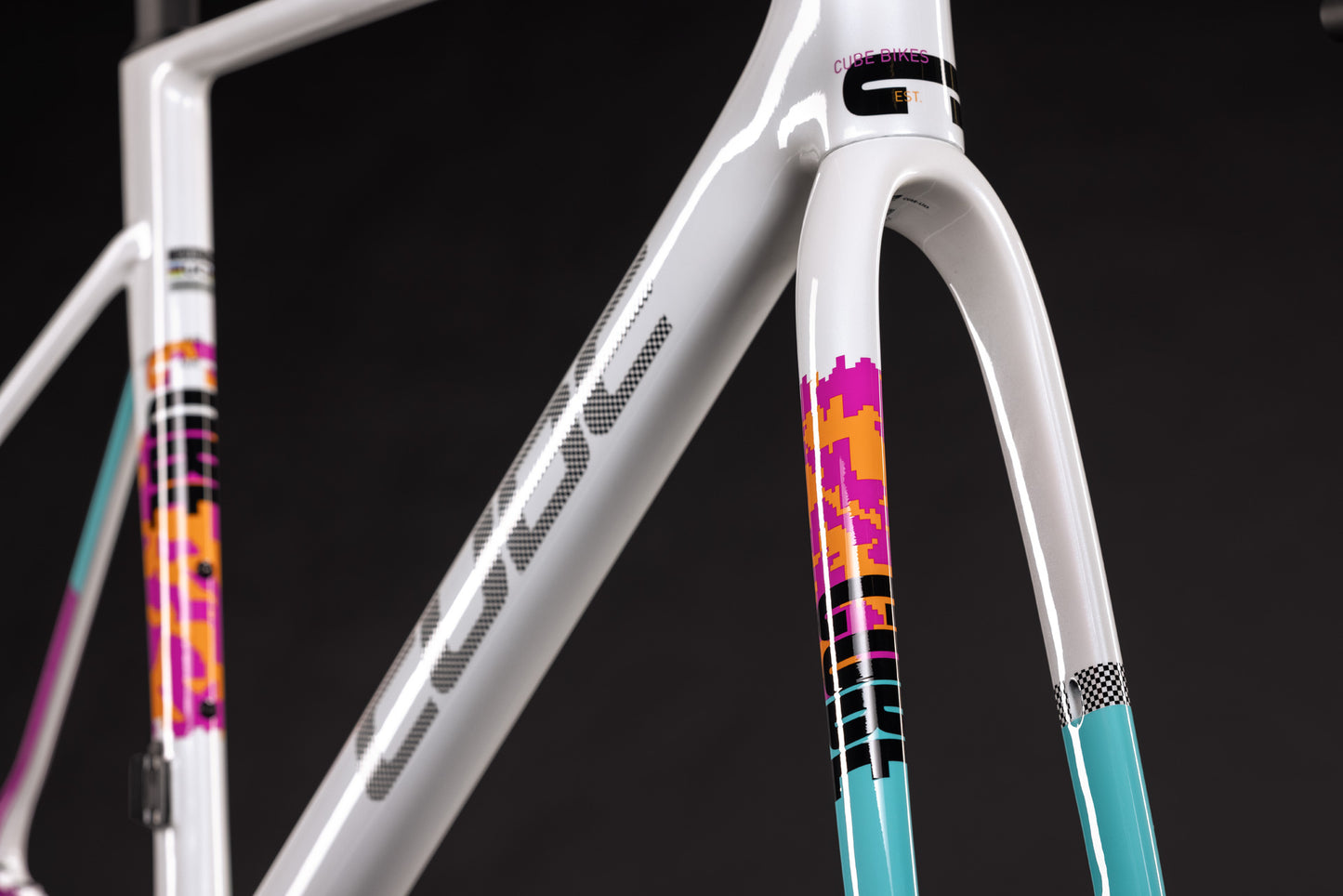 CUBE Litening AIR C:68X Frameset graphic n white